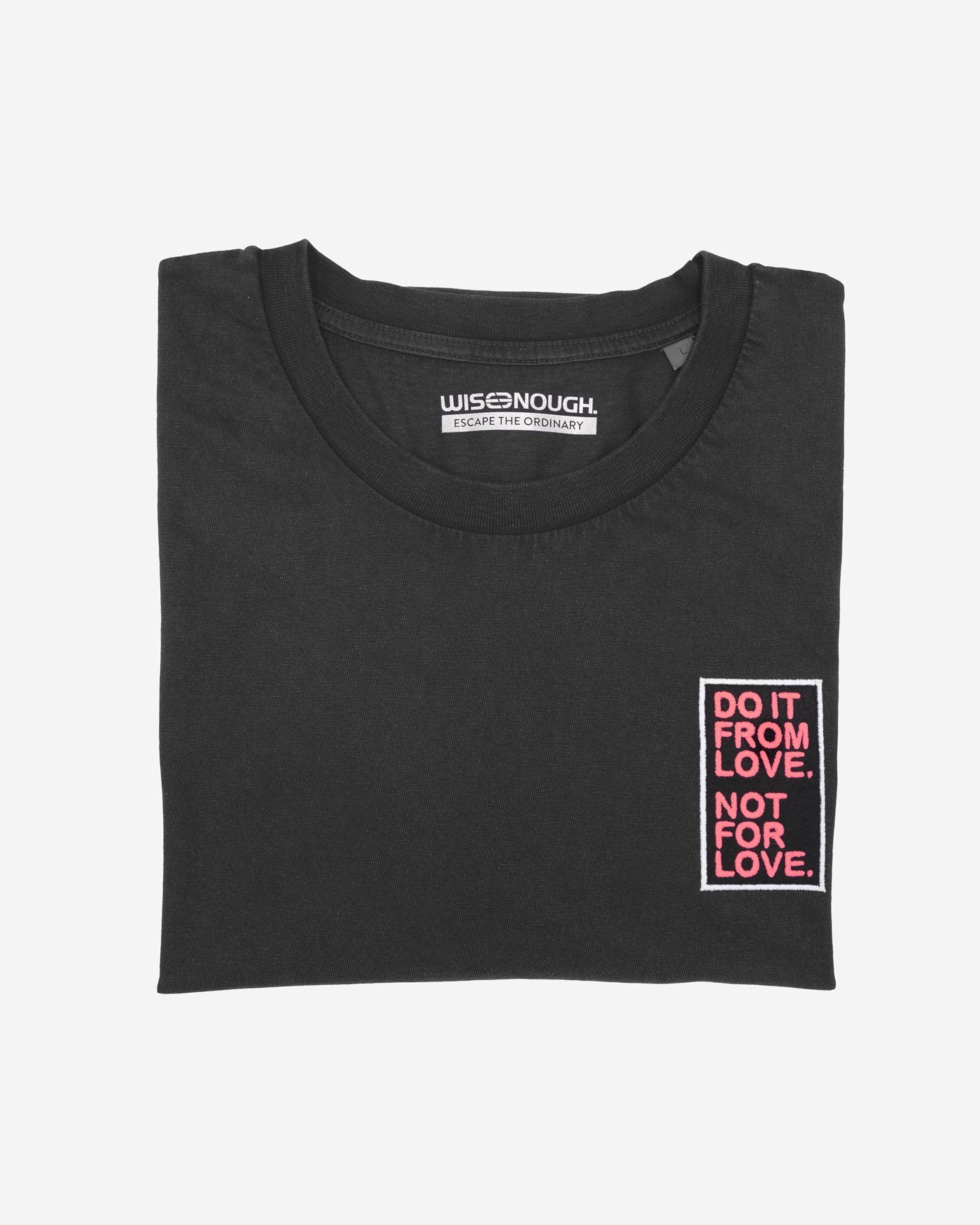 Crewneck T - Shirt - From Love vintage - wiseenough. | Nachhaltige Streetwear