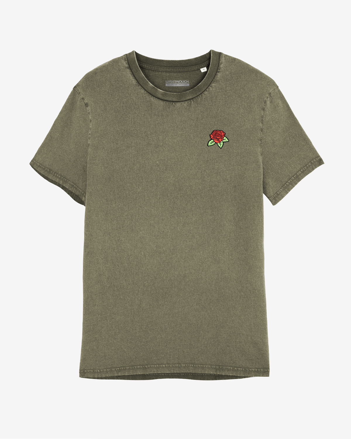 Crewneck T-Shirt - Rose - wiseenough. | Nachhaltige Streetwear