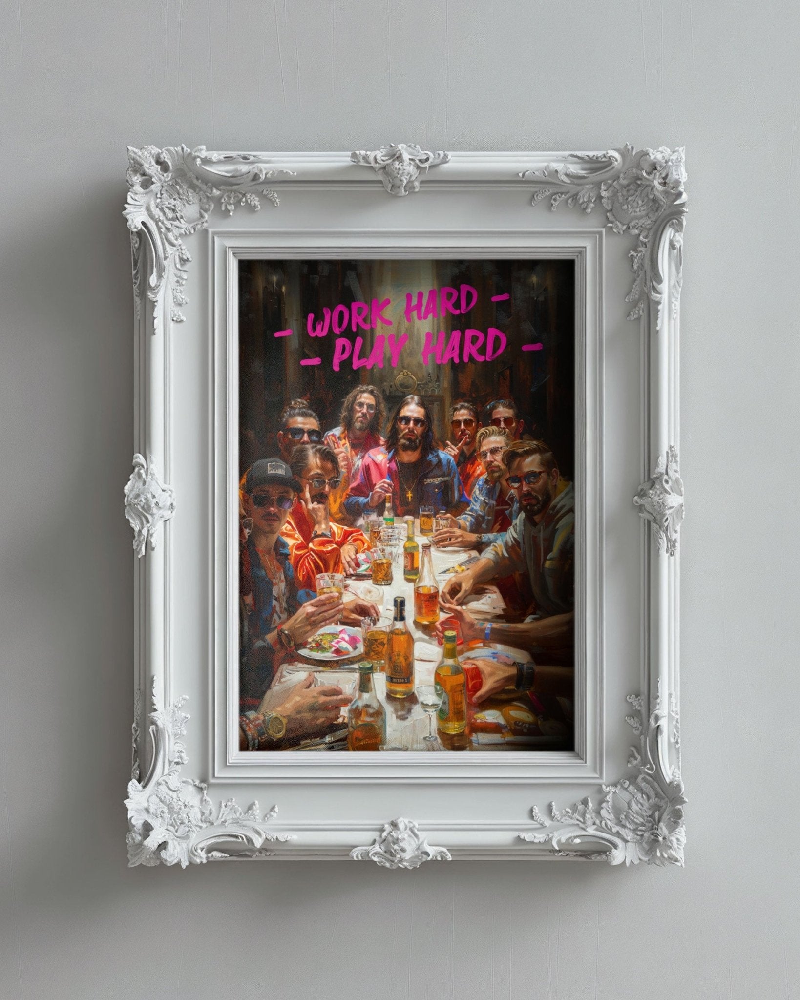 T - Shirt - Work hard - Play hard || limited || - wiseenough. | Nachhaltige Streetwear