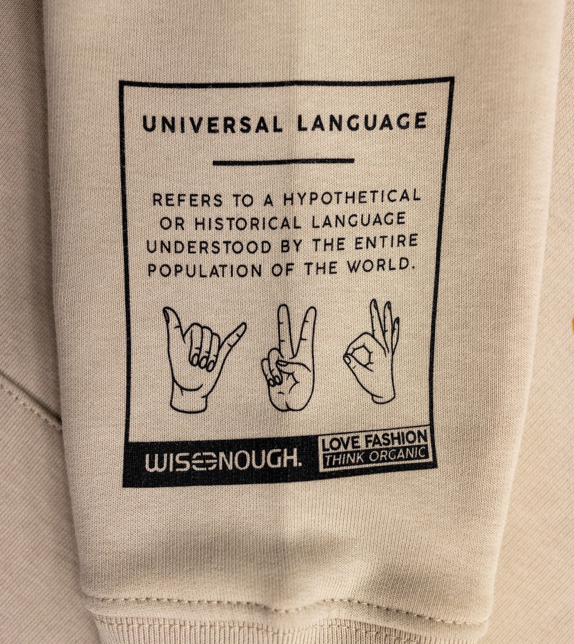 Hoodie Universal Language - Shaka - wise enough