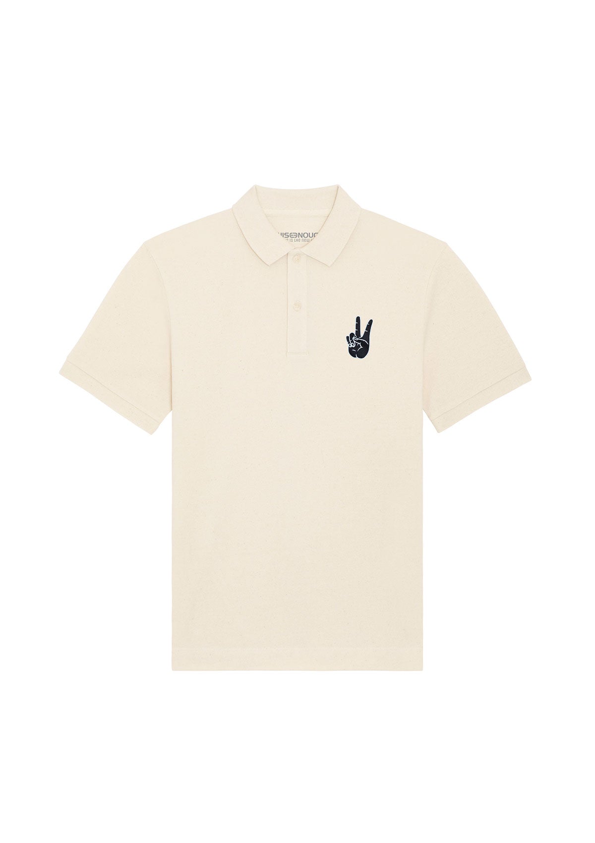 Poloshirt Universal Language - Peace - wise enough