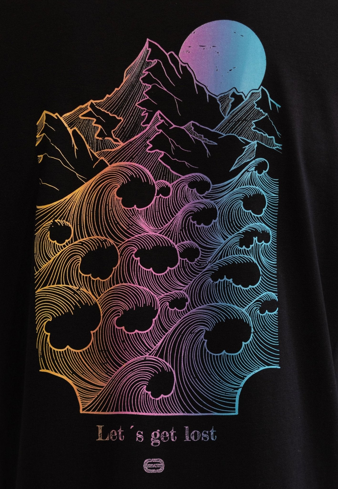 T-Shirt Crewneck Let´s get lost - wiseenough. | Nachhaltige Streetwear