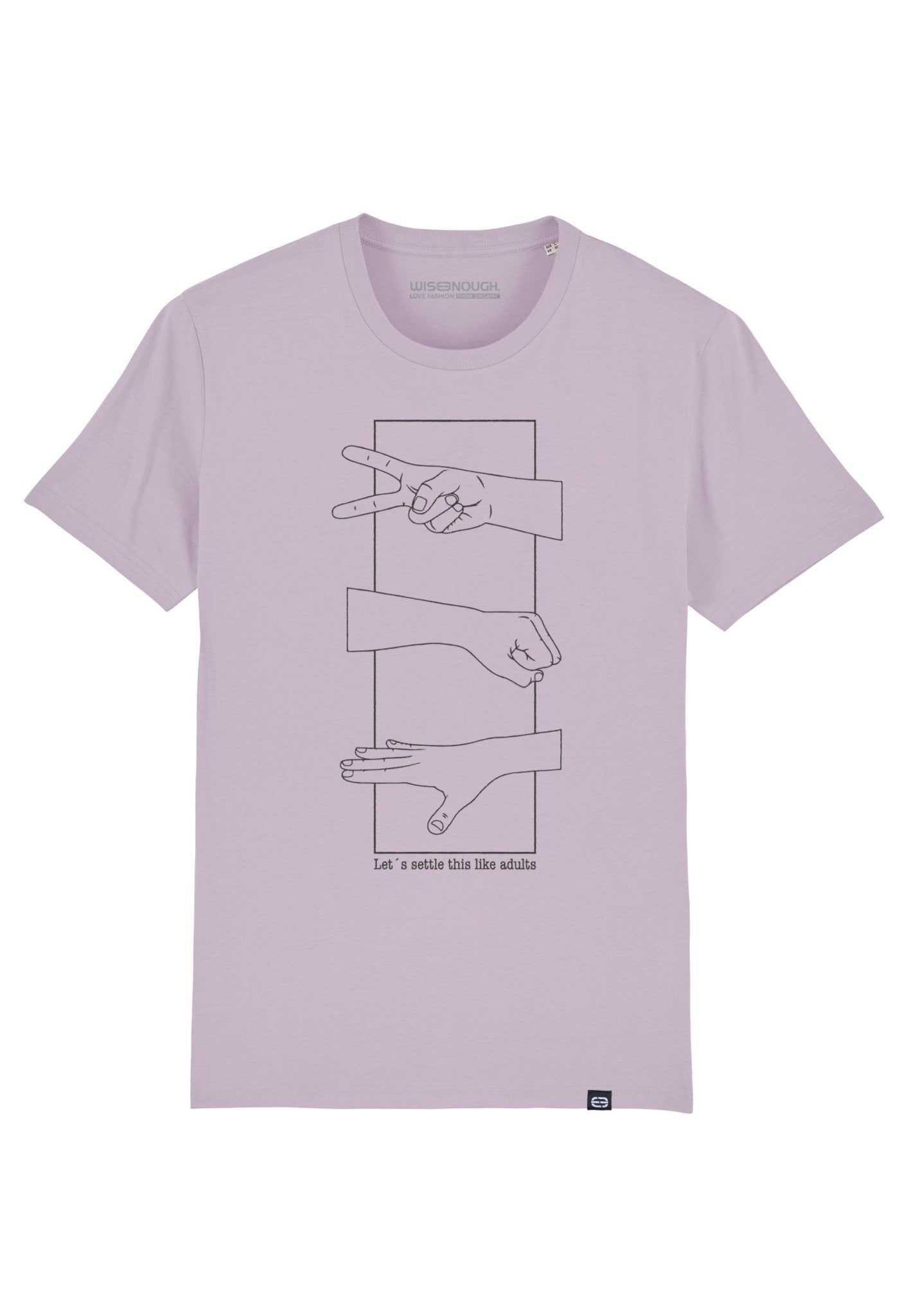 T-Shirt Crewneck Rock & Paper - wiseenough. | Nachhaltige Streetwear