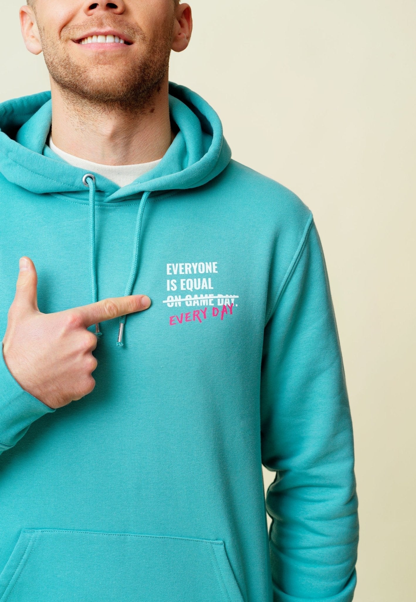 Unisex Hoodie Alex Schlager teal - wise enough