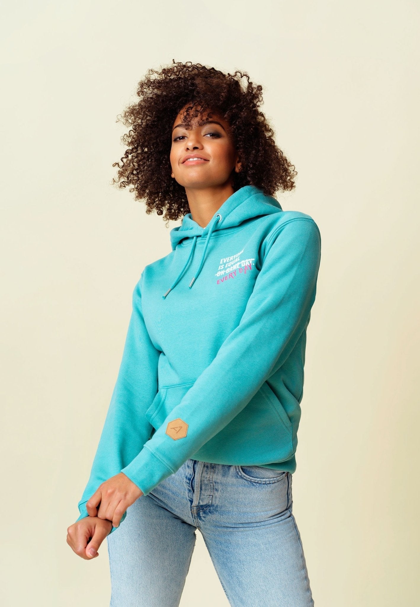 Unisex Hoodie Alex Schlager teal - wise enough