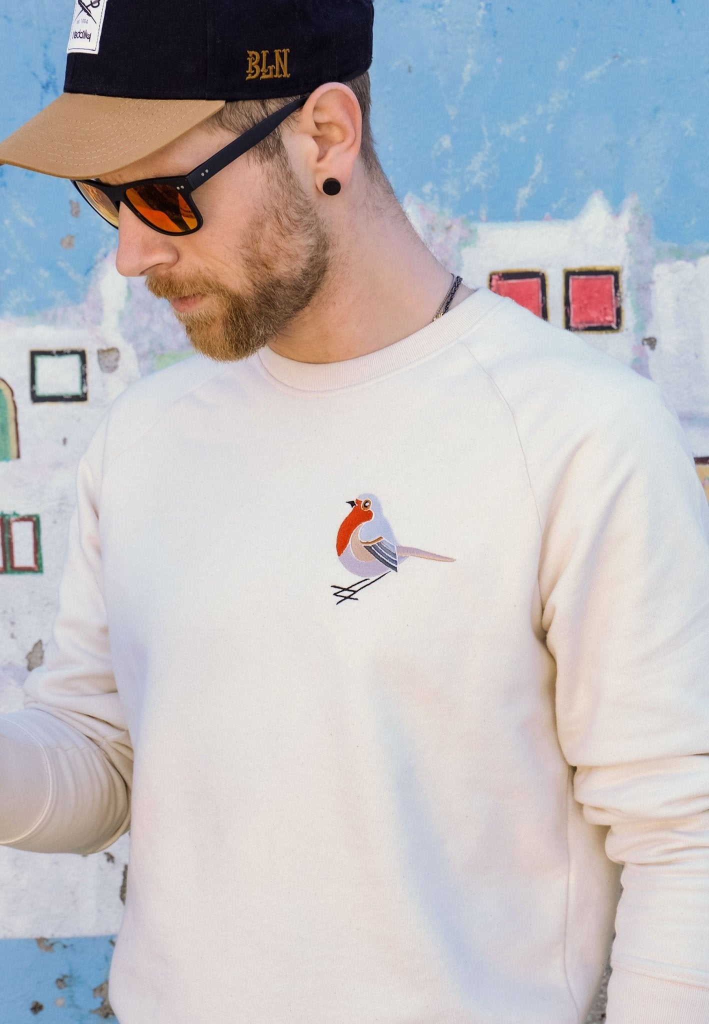 Unisex Raglan Sweatshirt Earlybird - wiseenough. | Nachhaltige Streetwear