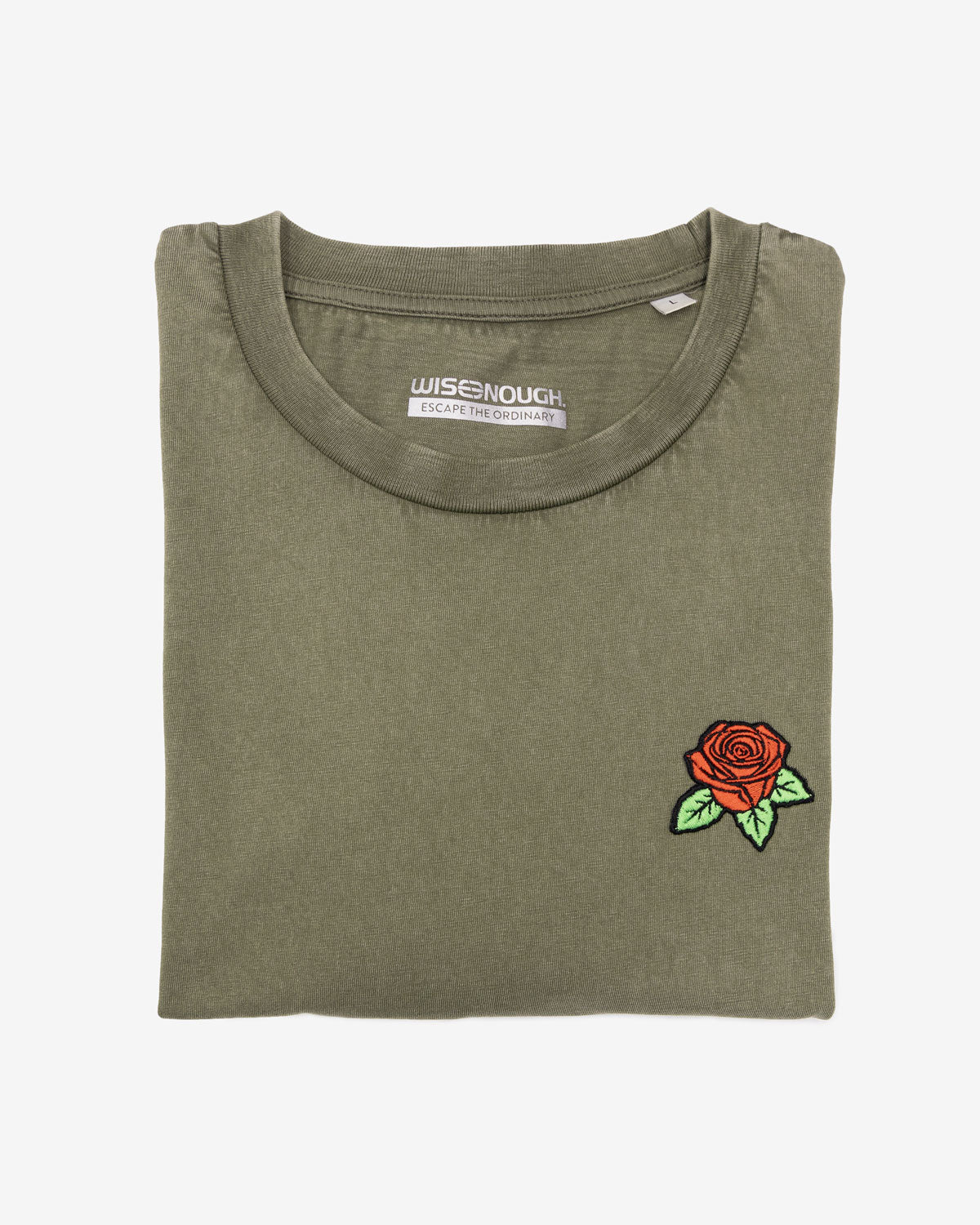 Crewneck T-Shirt - Rose - wiseenough. | Nachhaltige Streetwear