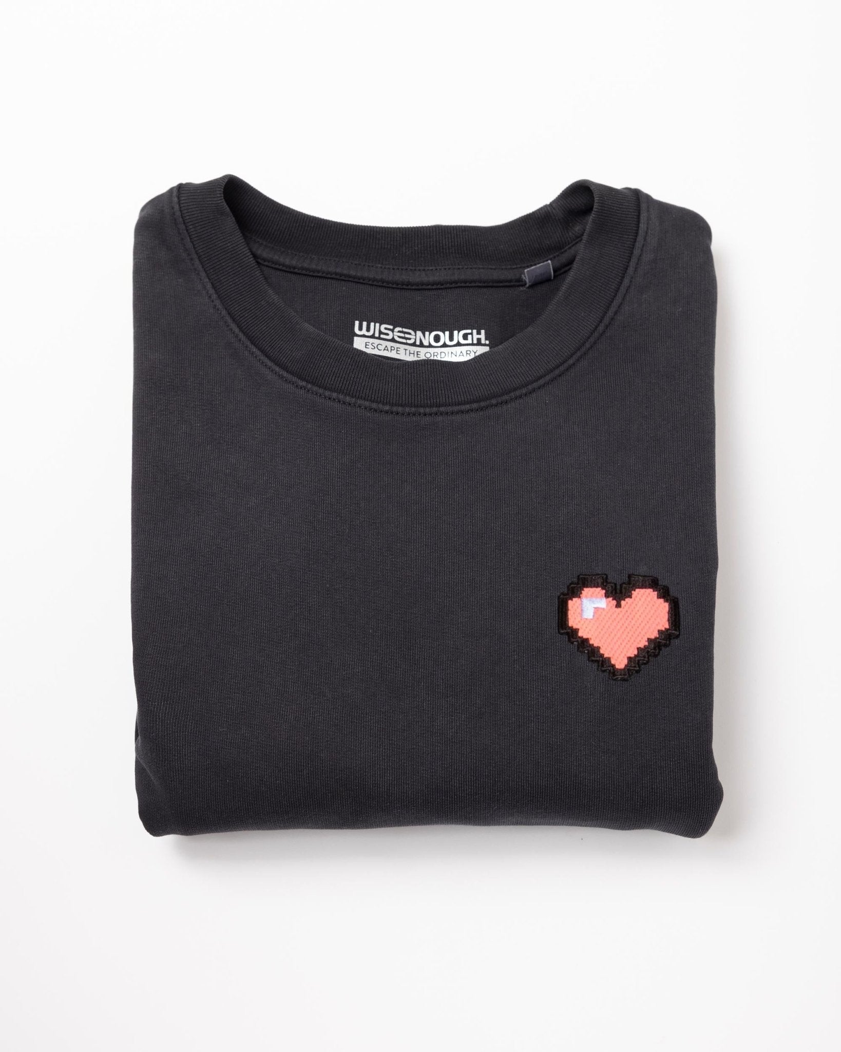 Pixelheart Sweat - wiseenough. | Nachhaltige Streetwear