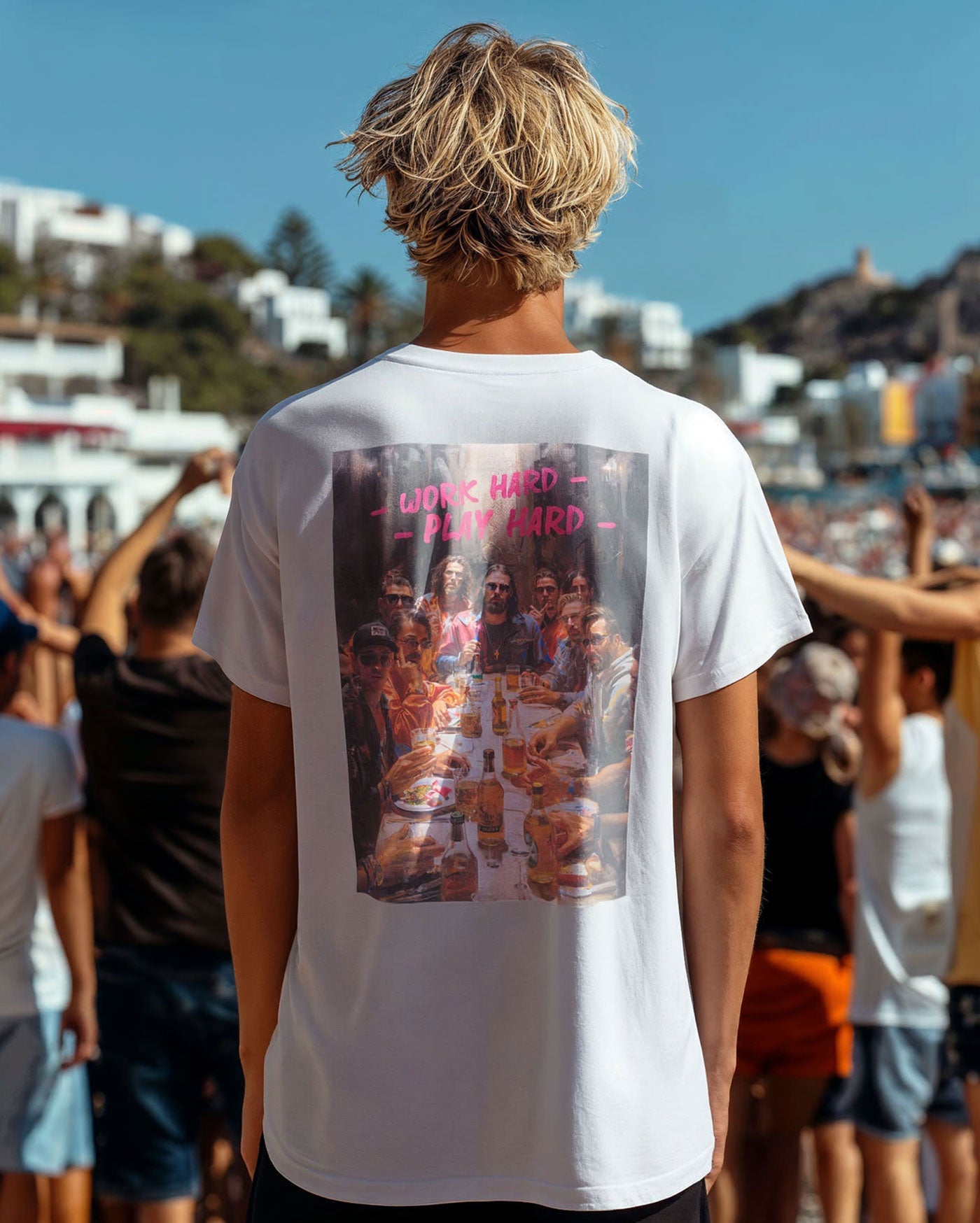 T - Shirt - Work hard - Play hard || limited || - wiseenough. | Nachhaltige Streetwear