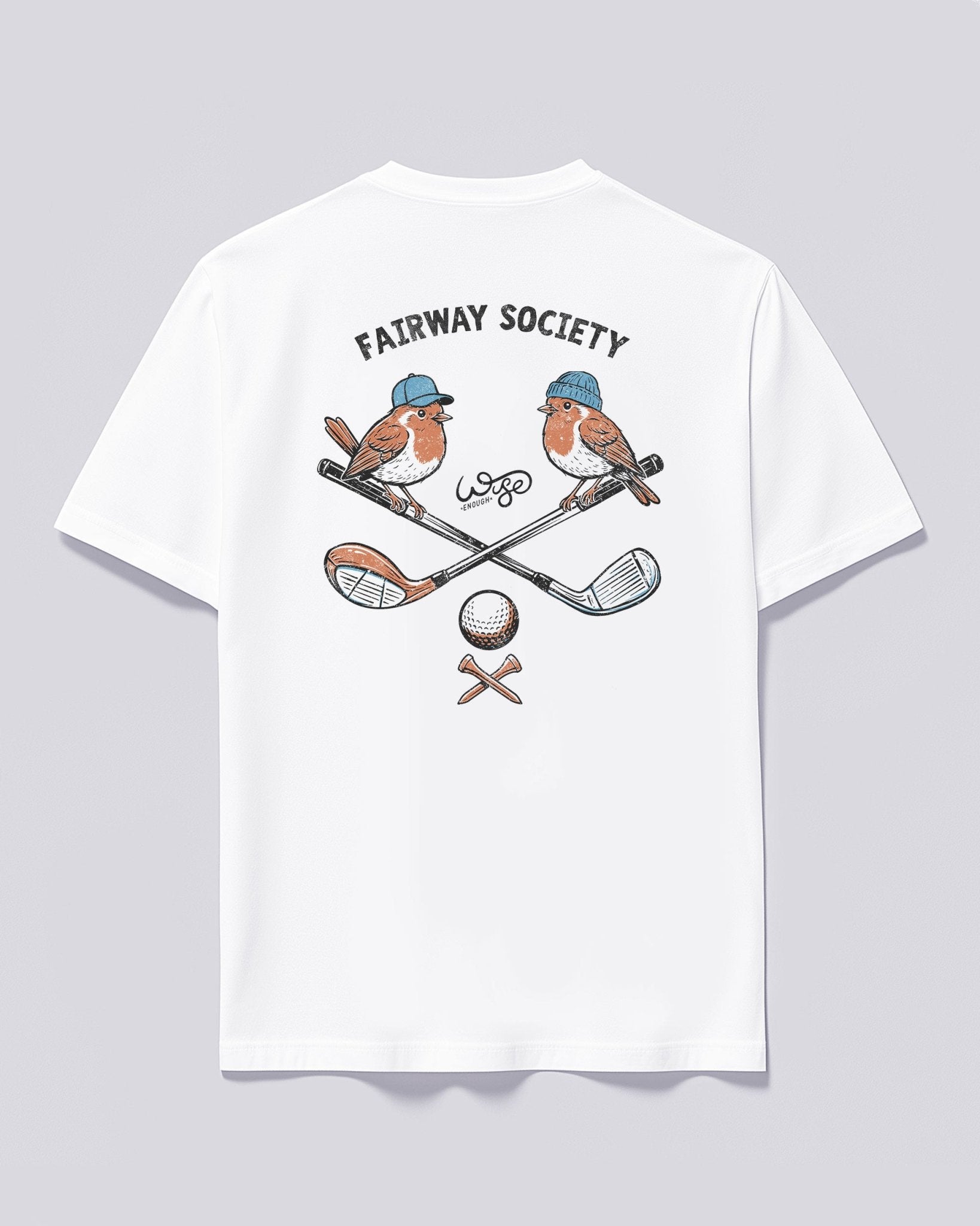 The Fairway Society heavyweight Tee - wiseenough. | Nachhaltige Streetwear