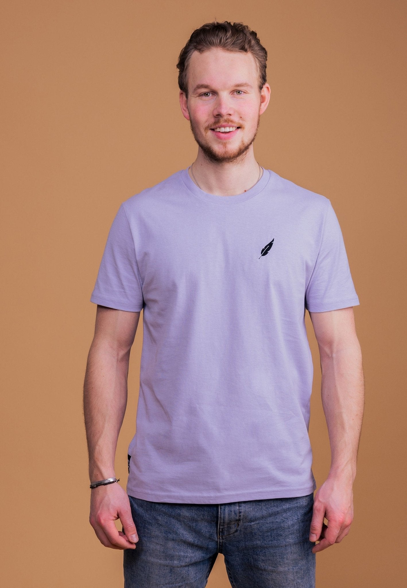 Herren T-Shirt Lavender - wise enough