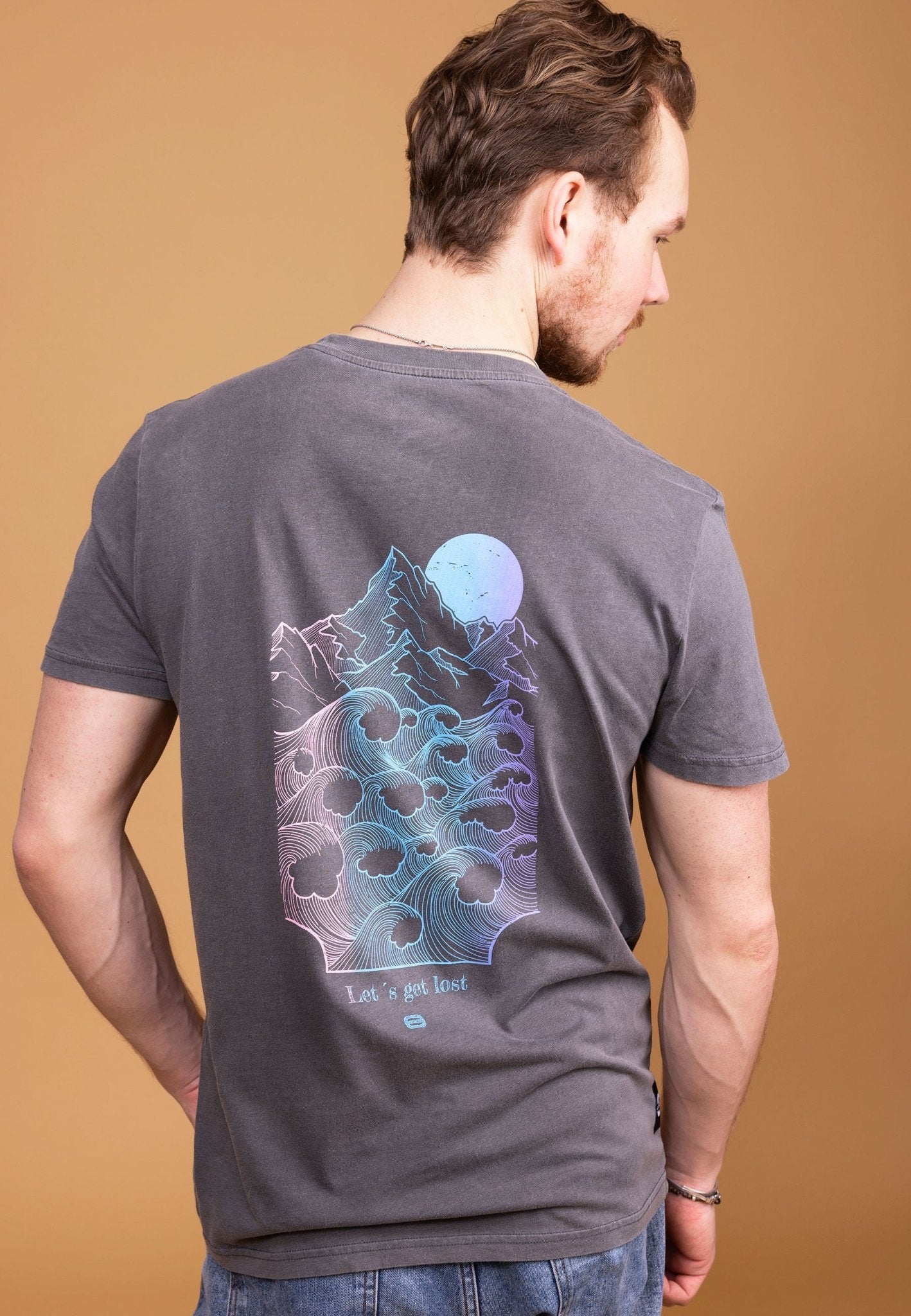 Herren T-Shirt Let´s get lost vintage - wise enough