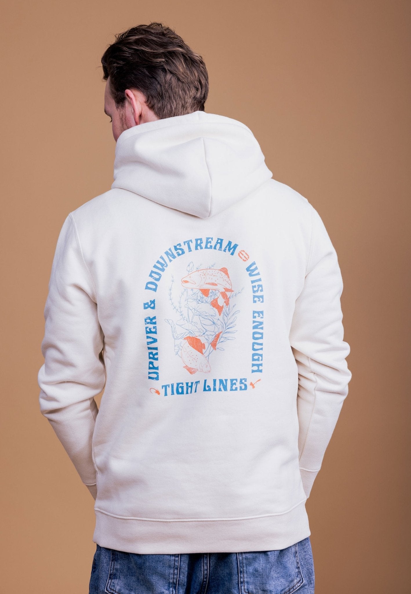 Hoodie Upriver & Downstream - wise enough