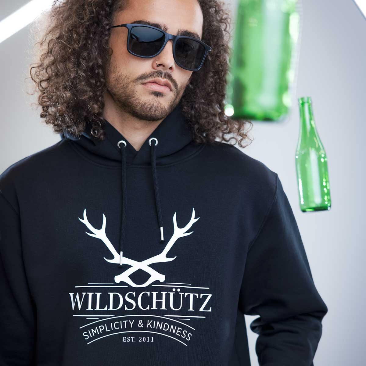 Hoodie "Wildschütz" - wise enough