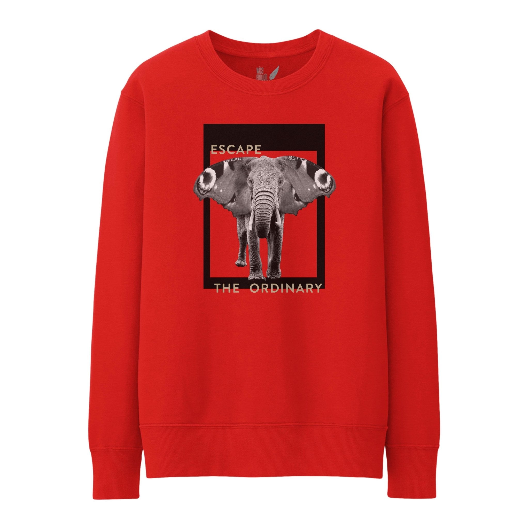 Sweater Escape the Ordinary Elefant - wise enough