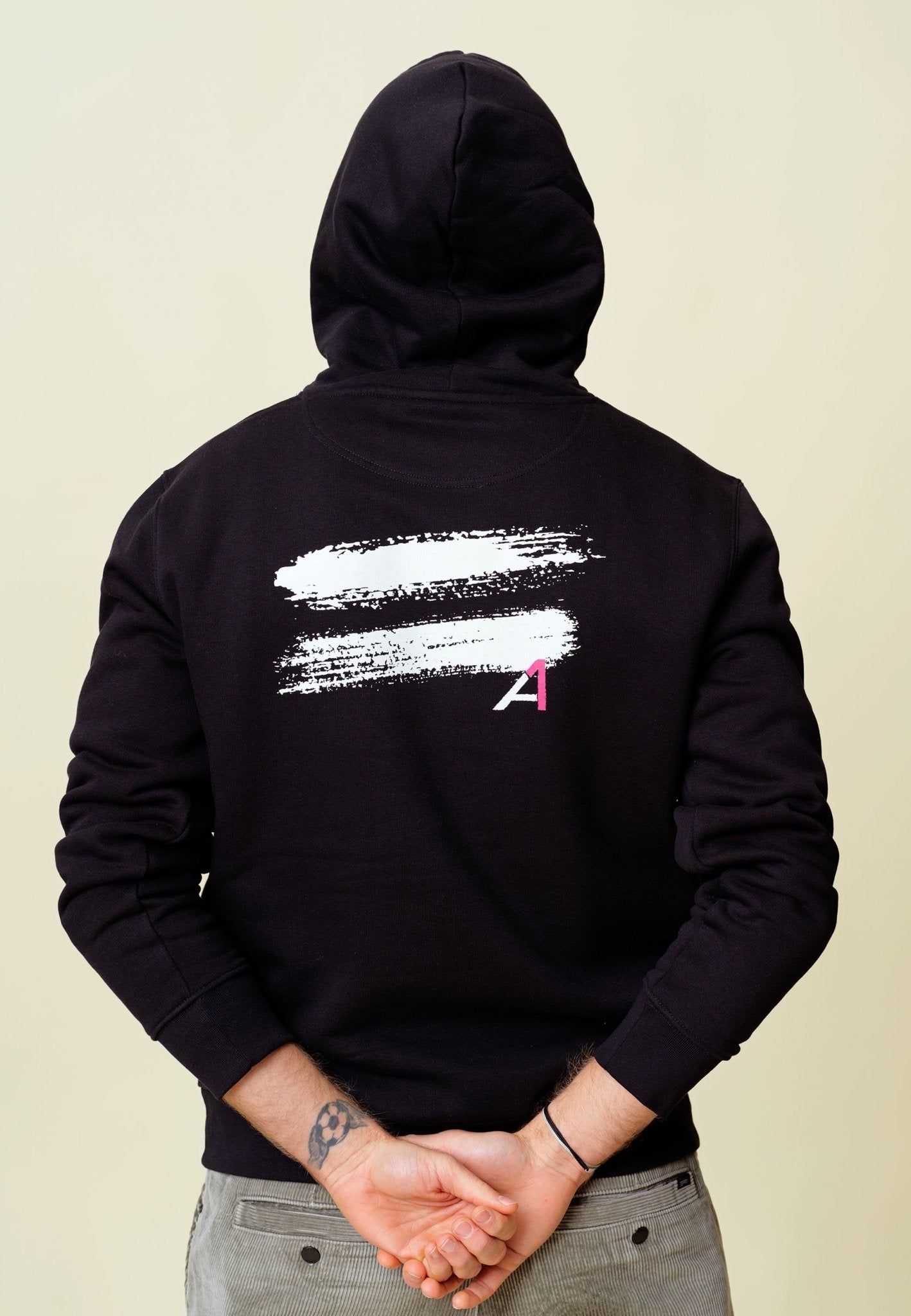 Unisex Hoodie Alex Schlager black - wise enough
