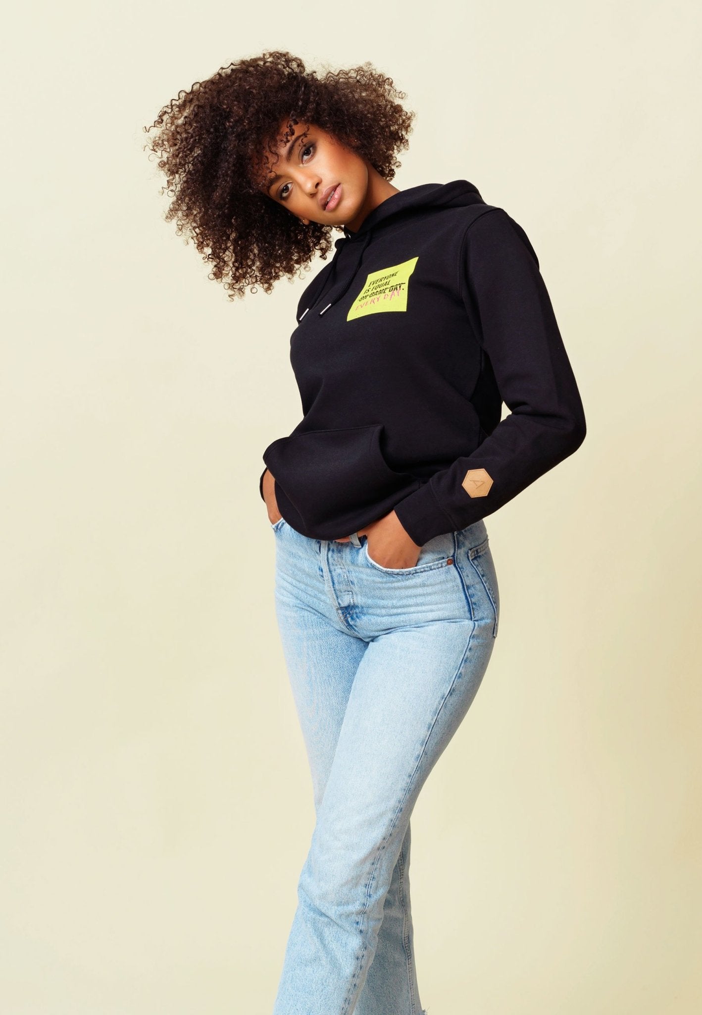 Unisex Hoodie Alex Schlager black - wise enough