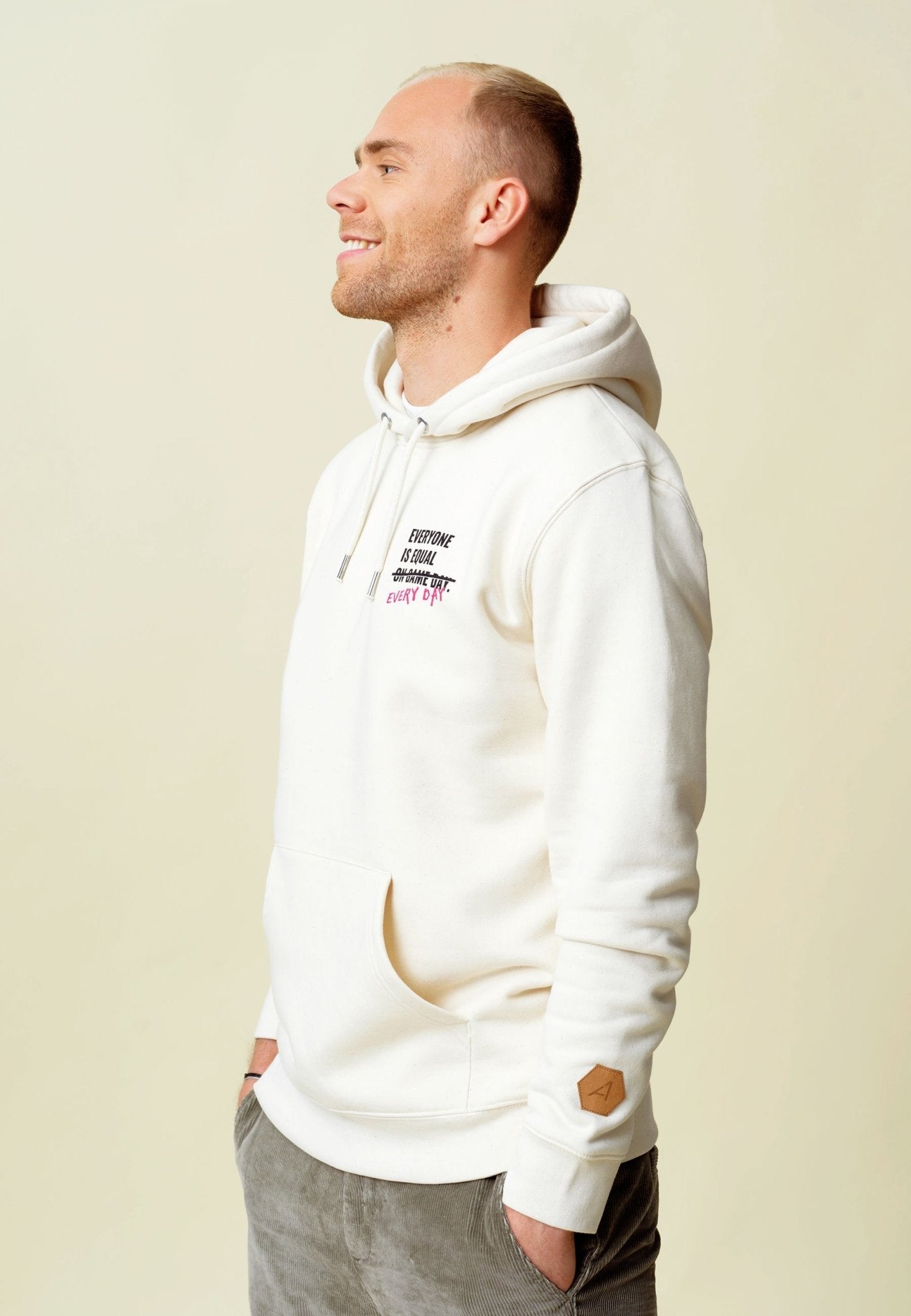 Unisex Hoodie Alex Schlager natural raw - wise enough