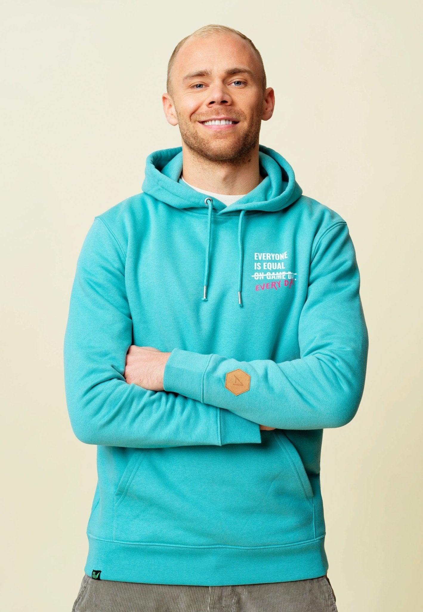 Unisex Hoodie Alex Schlager teal - wise enough