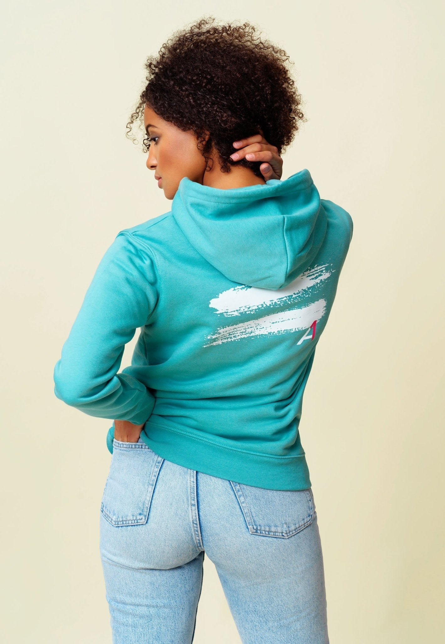 Unisex Hoodie Alex Schlager teal - wise enough